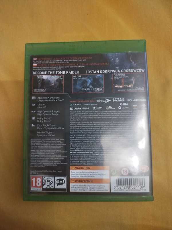 Gra Shadow of the tomb raider xbox one the last of us the walking dead