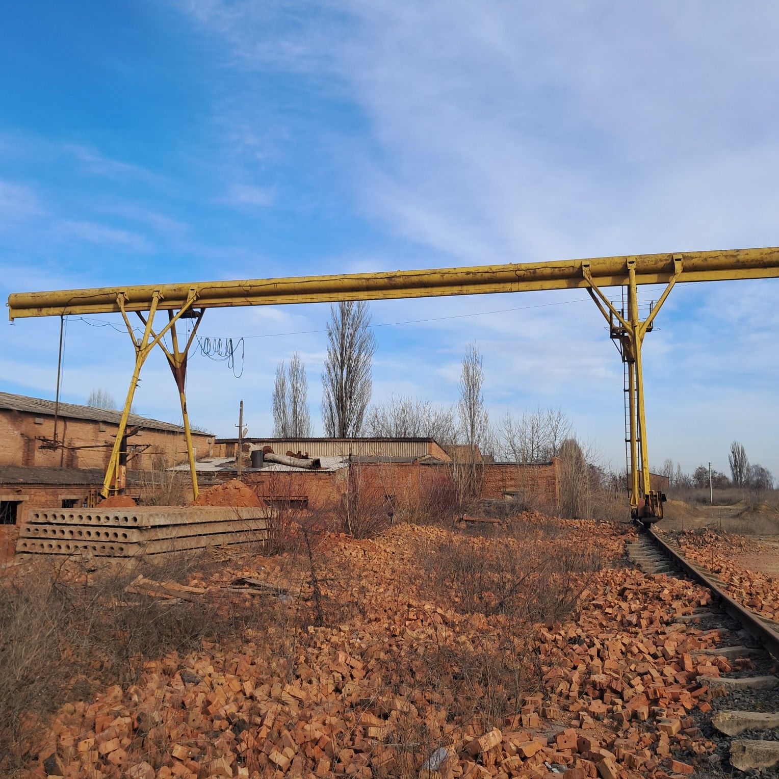 Кран козловий ККТ 5 з рельсами