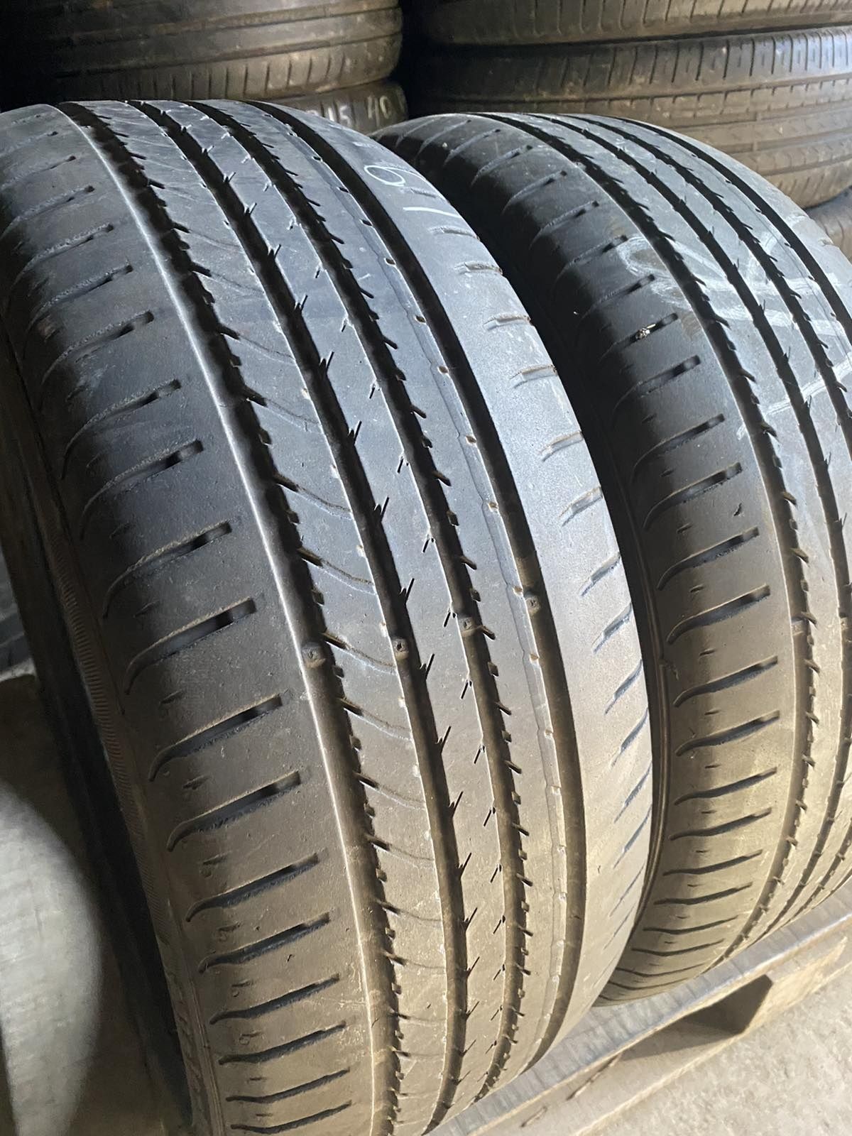 205.50.17 GoodYear 2шт лето БУ склад шины резина из Европы 50 R17