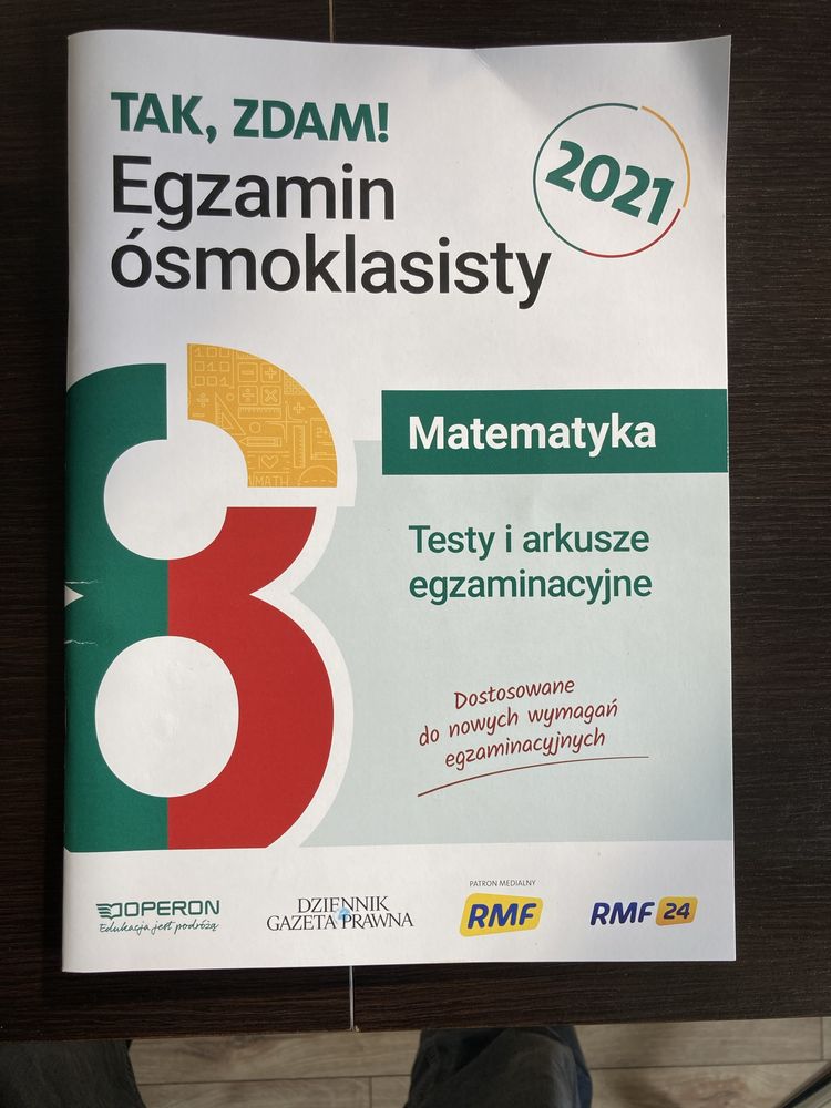 Tak zdam, Matematyka Egzamin osmoklasisty 2021