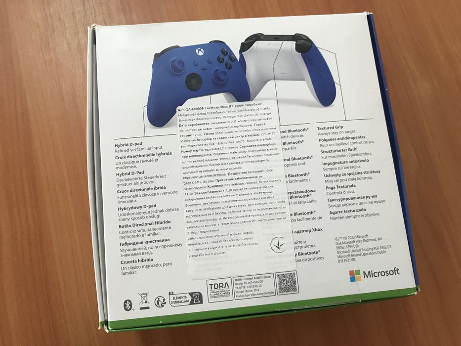 Геймпад джойстик XBOX Series X S Shock Blue Оригинал One S X