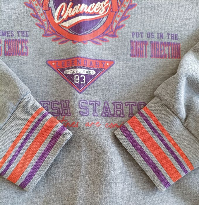 Bershka p.S-XL толстовка світшот на байці оверсайз