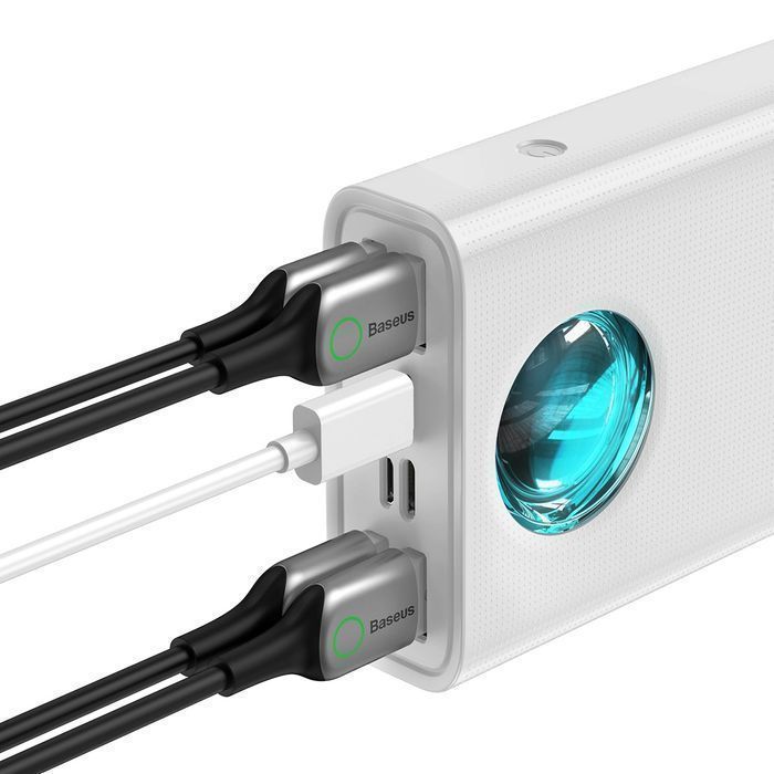 Baseus Amblight powerbank 65W 30000mAh Overseas Edition biały ()