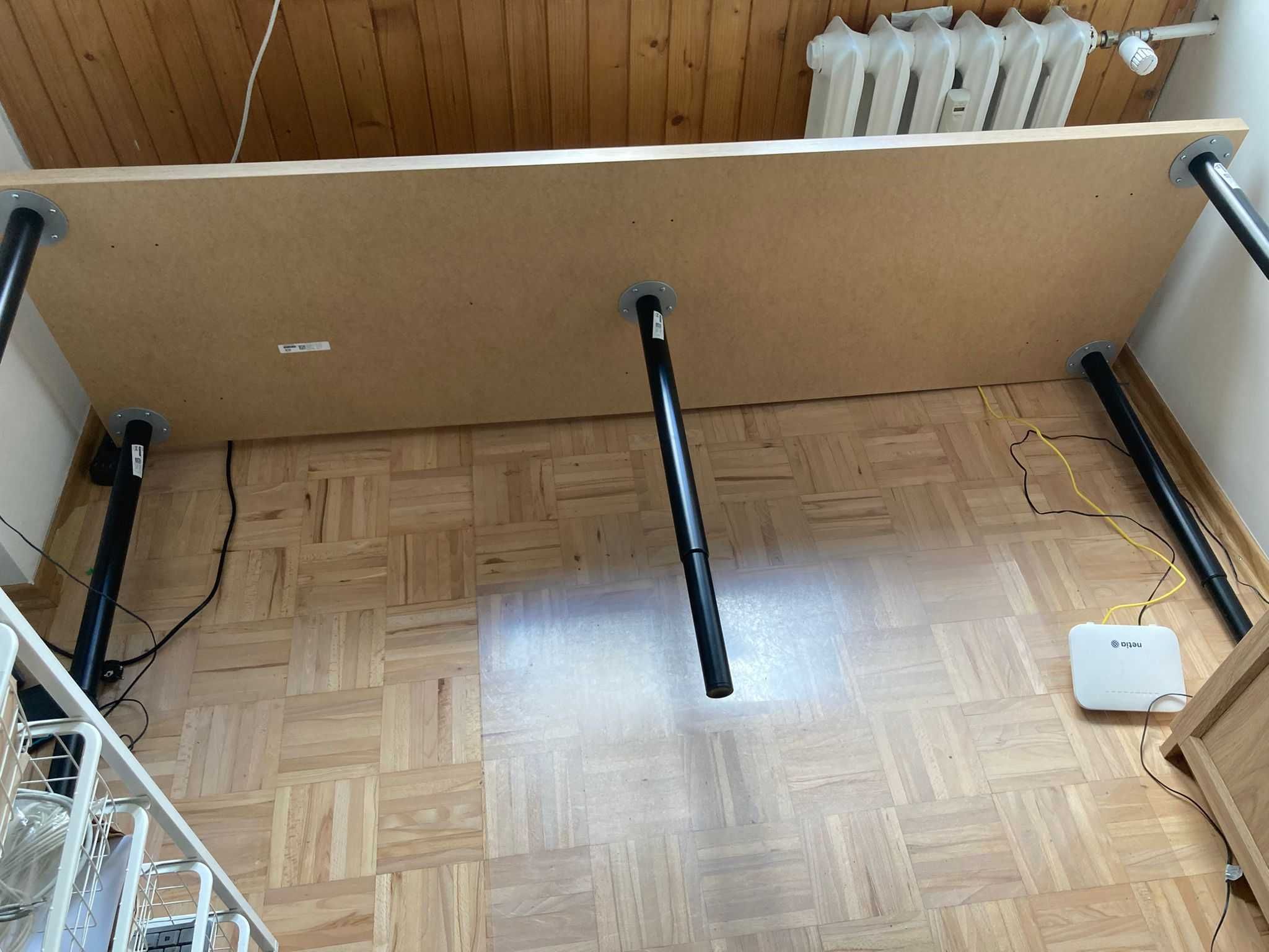 Blat Ikea Lagkapten kolor dąb WYM. 14x60 cm 5 nóg