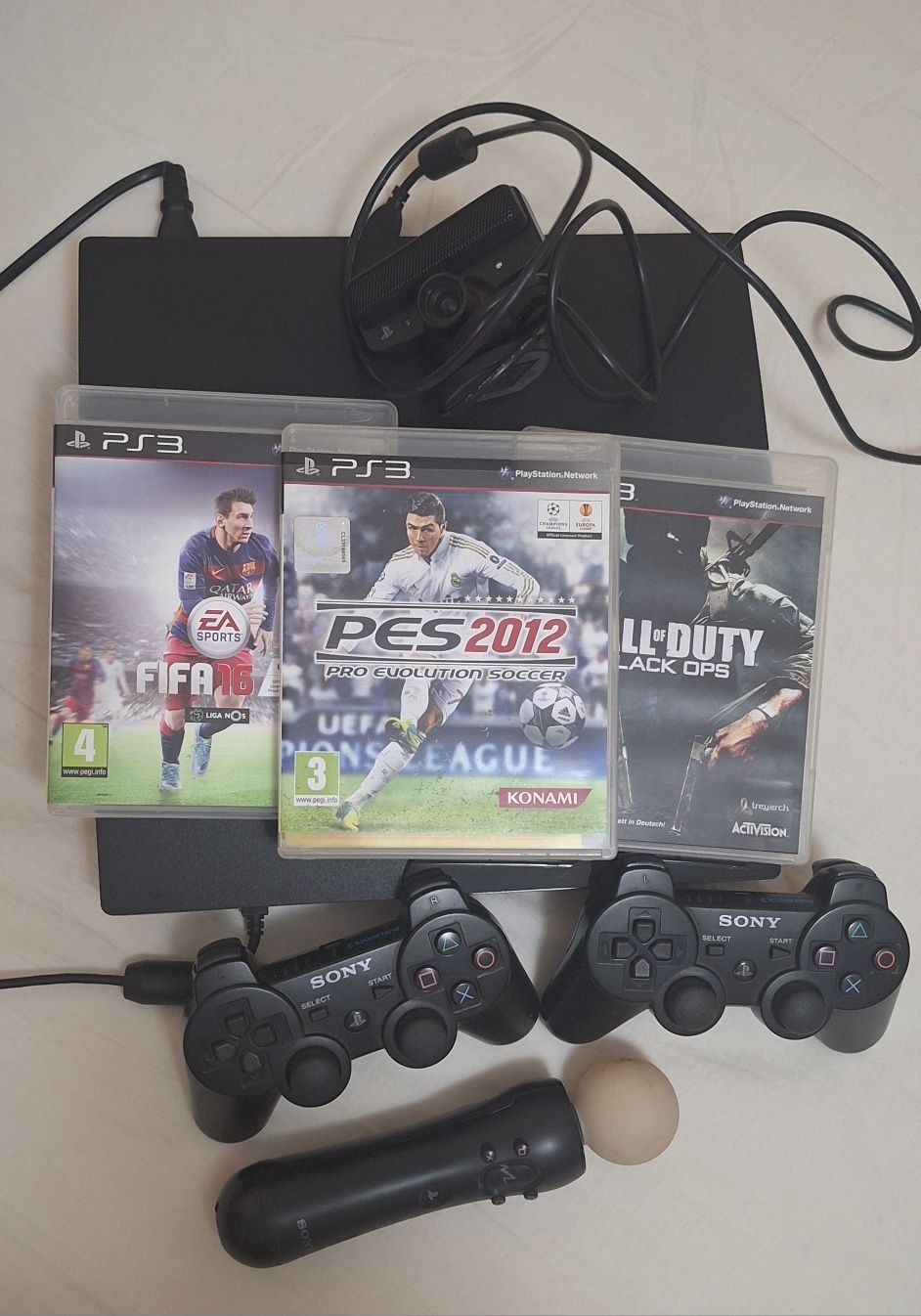 Ps 3 com acessórios
