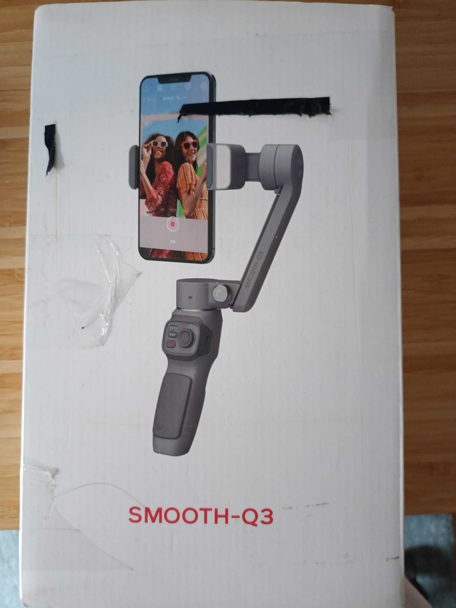 Gimbal ZHIYUN Smooth Q3 (Bluetooth - Autonomia: 15 Horas - Cinzento)