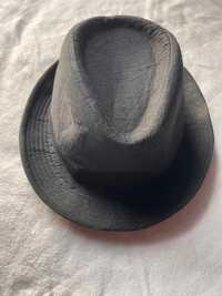 Czarny kapelusz - 58 cm