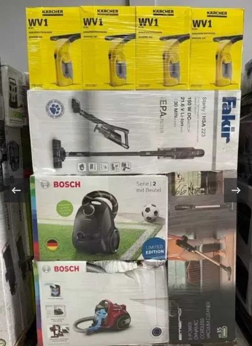 Palety amazon nadwyżki stocki mix palet elektronika agd kuchnia AUDIO