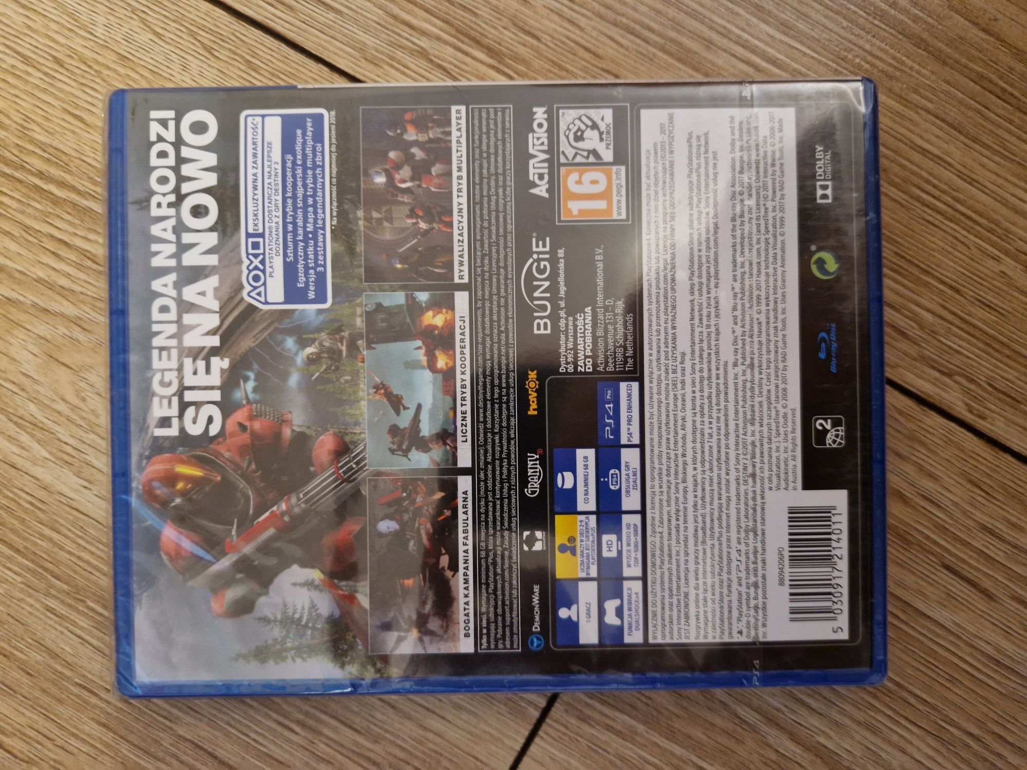 Destiny 2 gra ps4 NOWA w folii