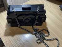 Chanel Black Boy Lego Clutch Shoulder Bag (17313113)