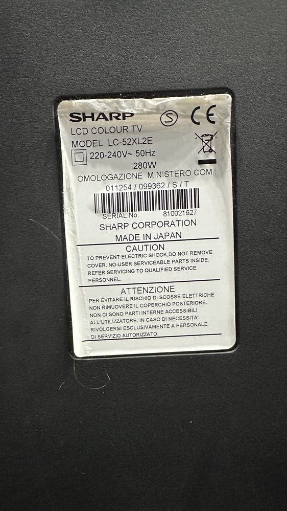 Telewizor Sharp Aquos 52 cale
