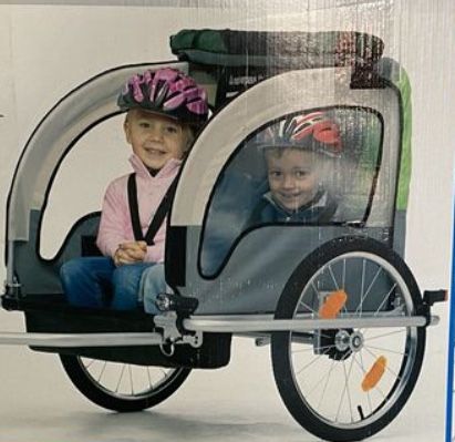 NOWA przyczepka rowerowa do roweru riksza Fischer 1-2 dzieci