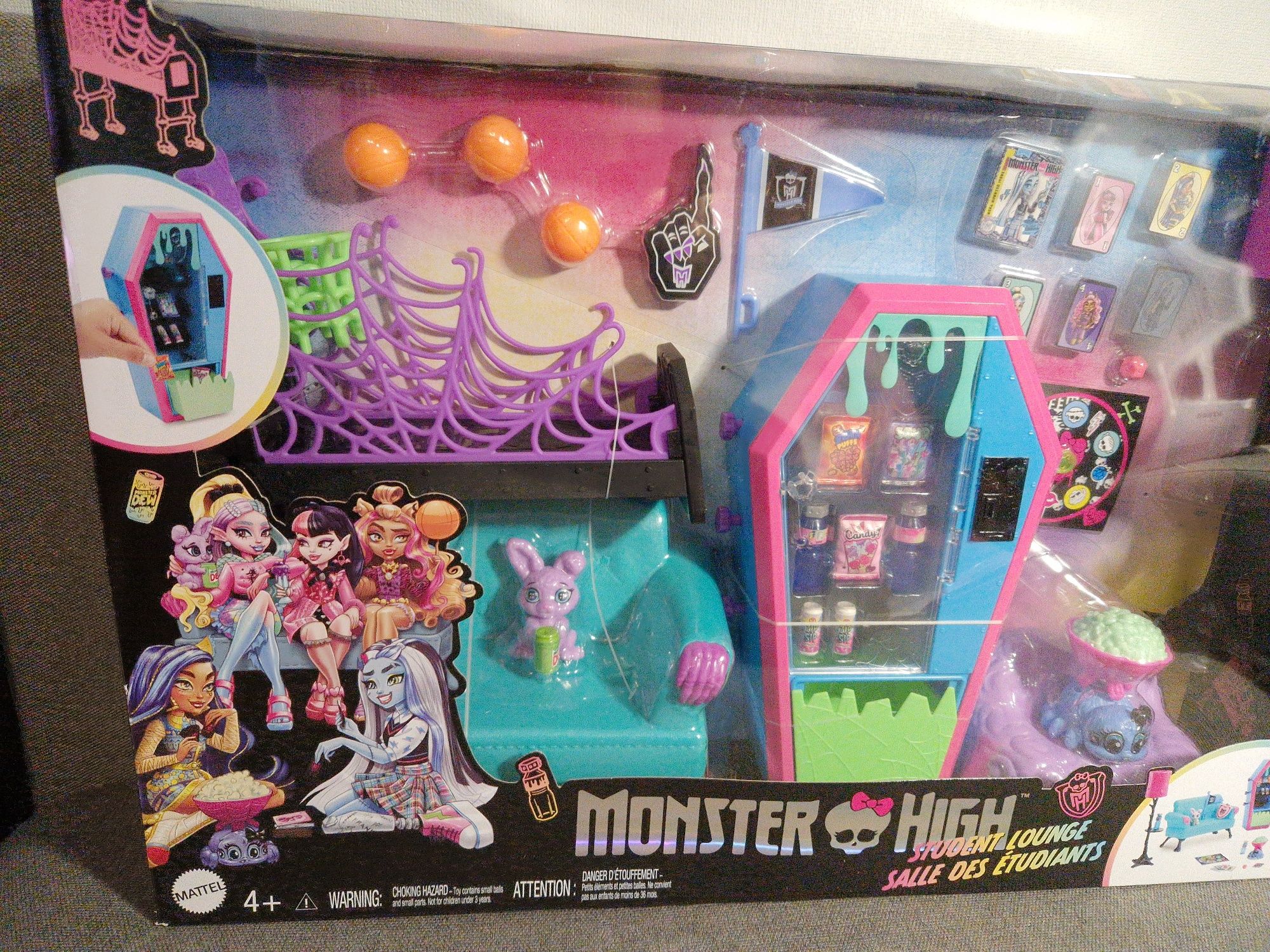 Набір monster high students lounge coffin bean монстер хай