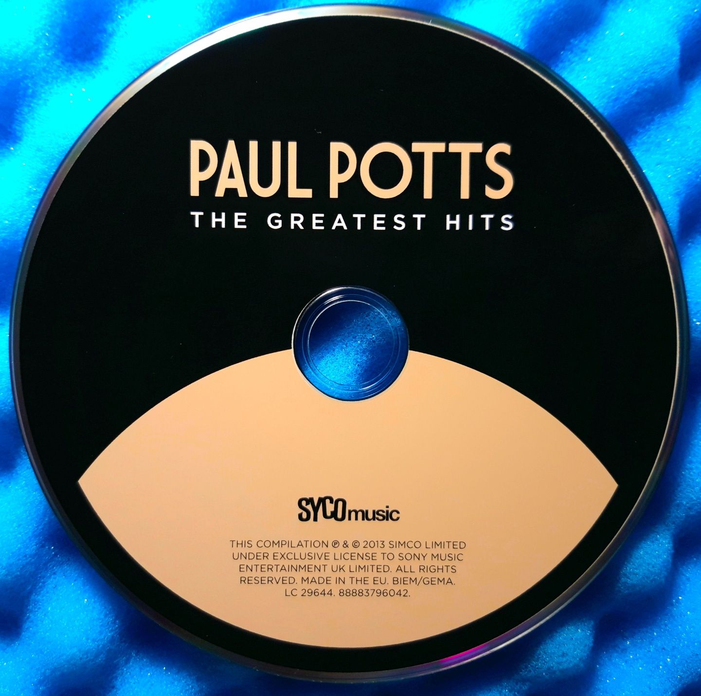 Paul Potts – The Greatest Hits (CD, 2013)