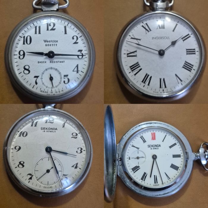 Редкие Винтажные Карманные часы AUDAX Omega Tissot Ingersoll