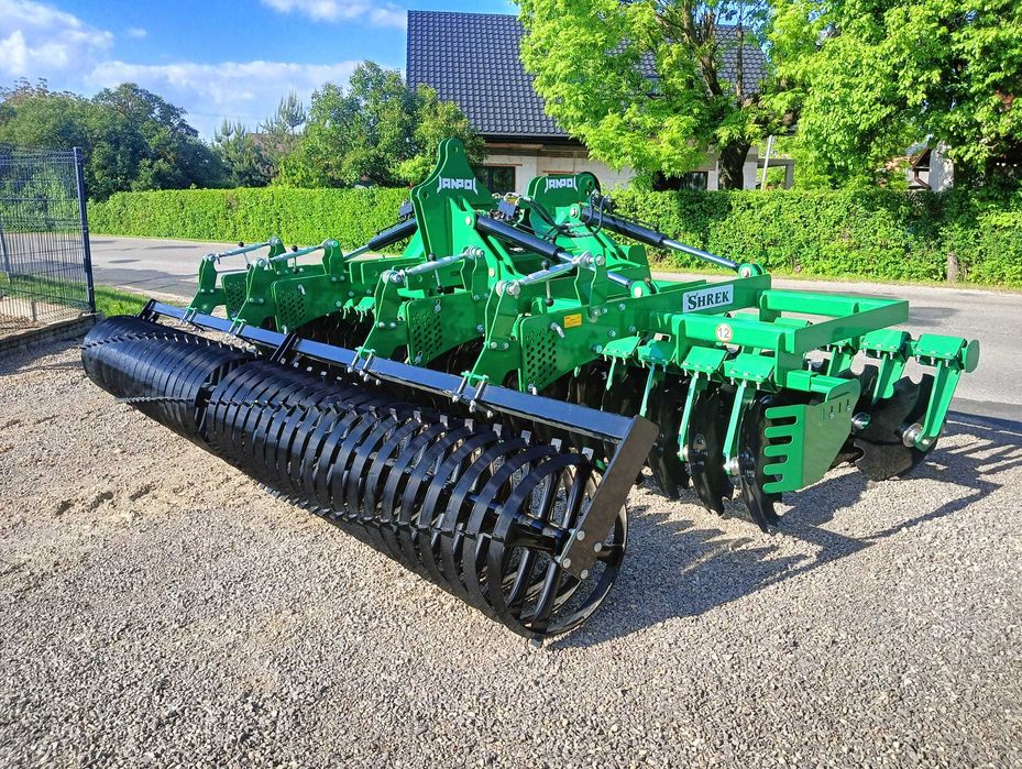 brona talerzowa hydrauliczna JANPOL SHREK 4m 560 talerz daszek 600