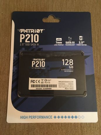 Ssd накопитель Patriot P210 128GB 2.5" SATAIII TLC (P210S128G25)