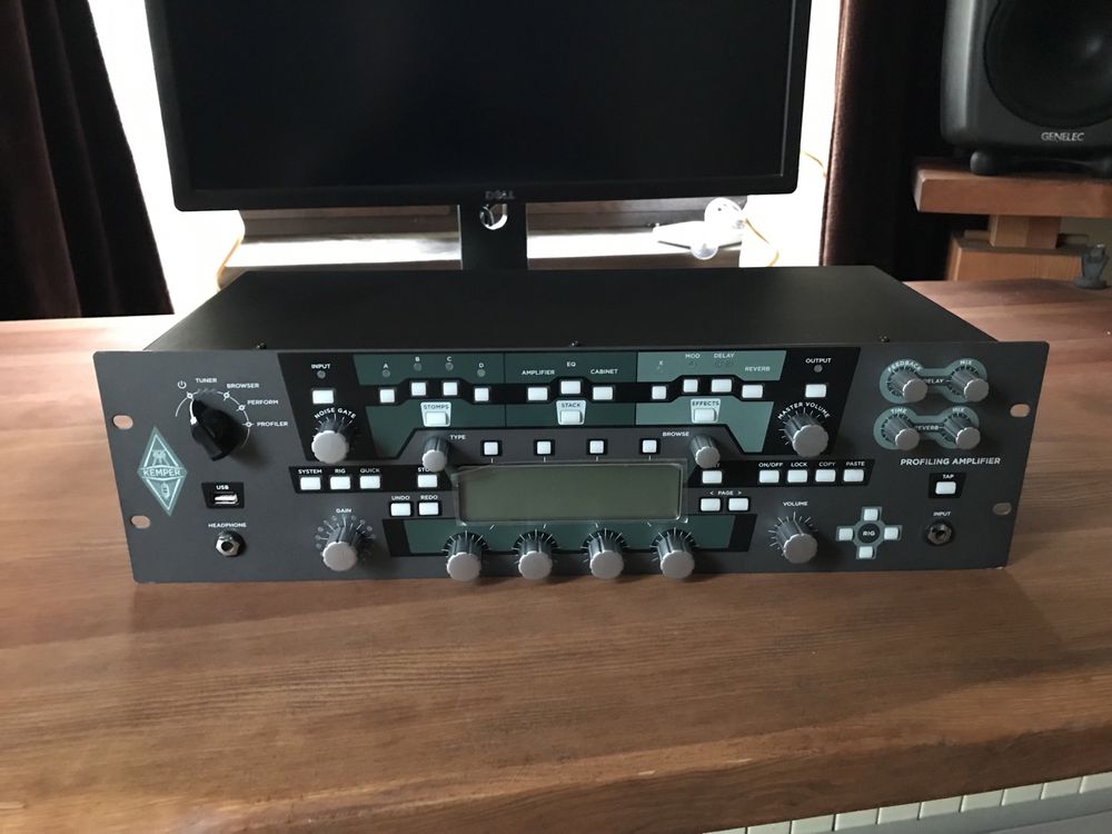 KEMPER Profiler Amplifier Rack Simulator + oryg Sterownik nożny + Case