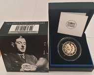 Moeda de 2 euros de 2020 Charles de Gaulle PROOF