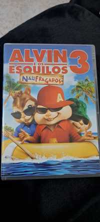 Alvin E Os Esquilos 3- Naufragados - DVD