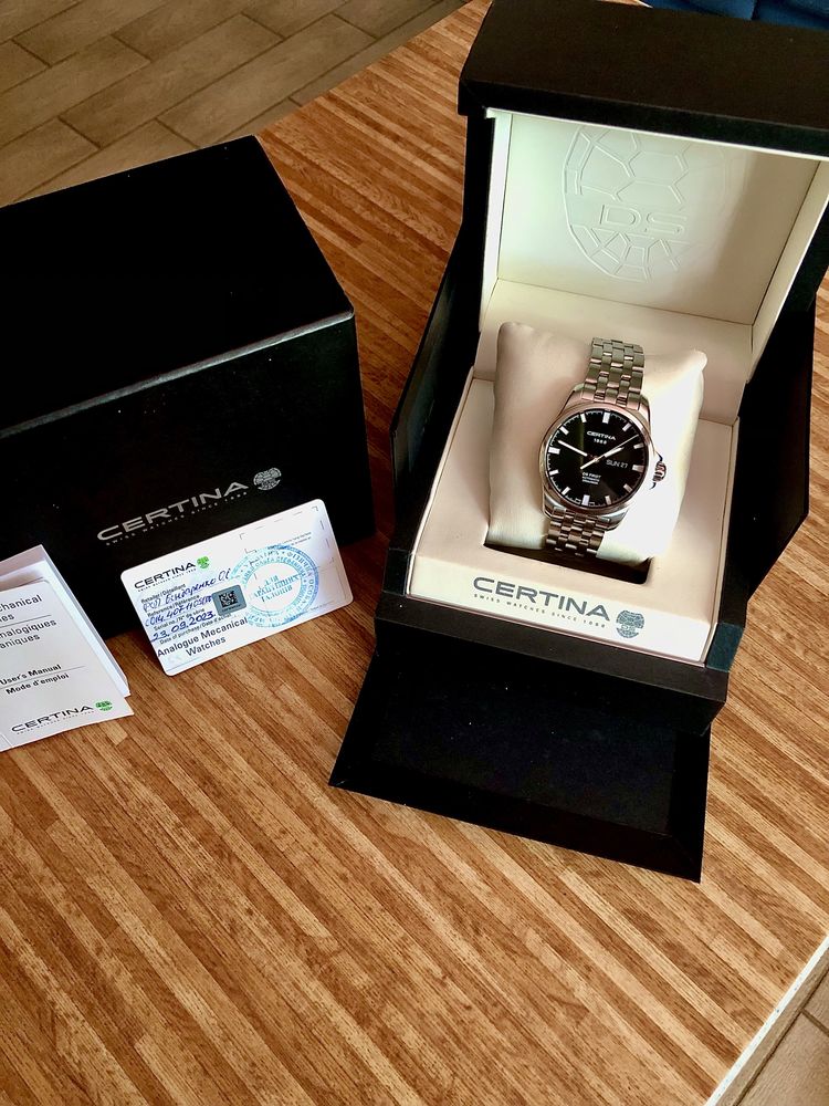 Швейцарские часы CERTINA DS First Automatic.