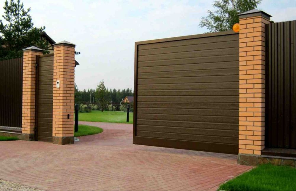 Производство металлических ворот в Одессе под заказ по договору