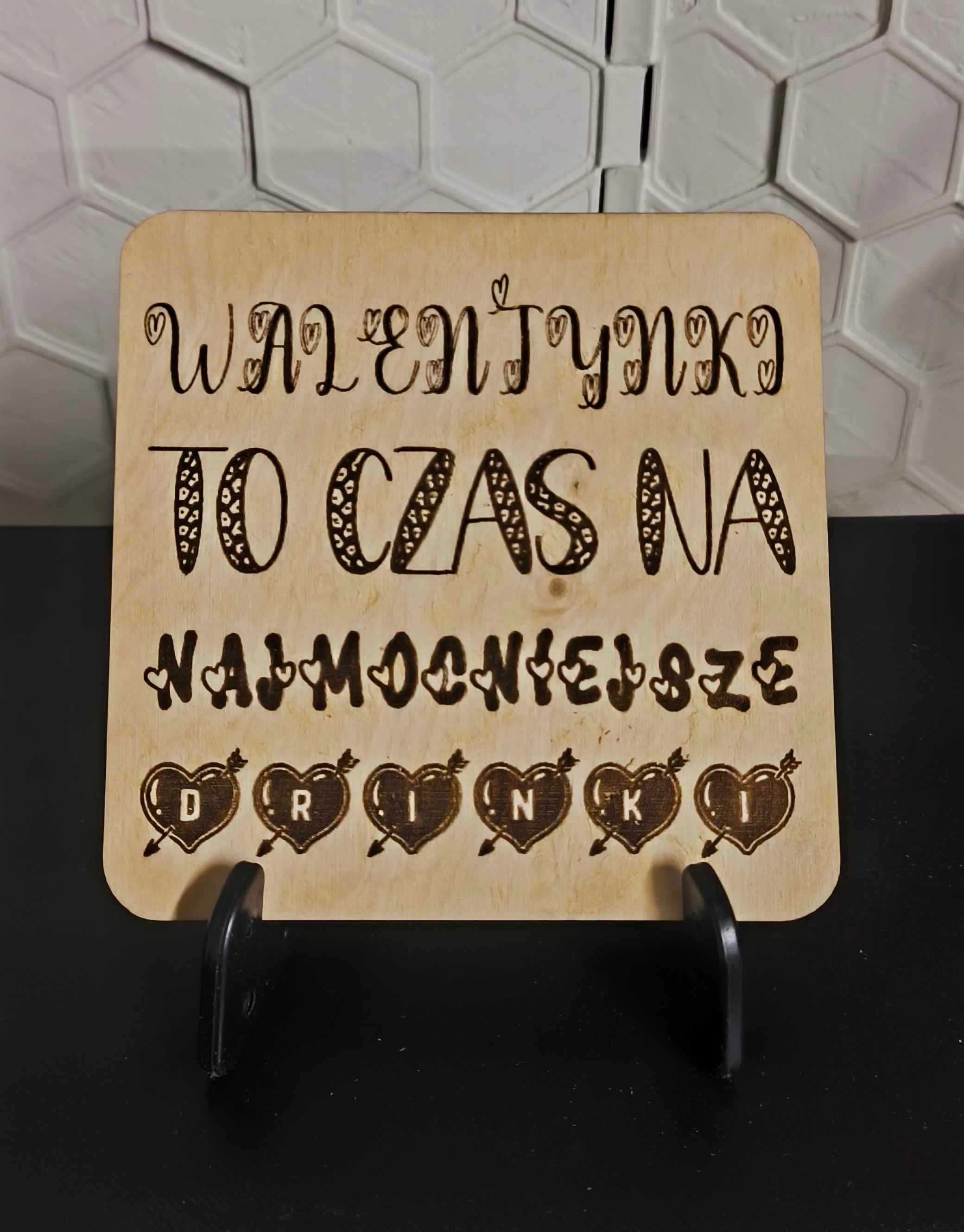Personalizowane podkładki grawer laserem
