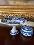 HALLENDORF Echt Kobalt-1764 porcelana patera cukiernica