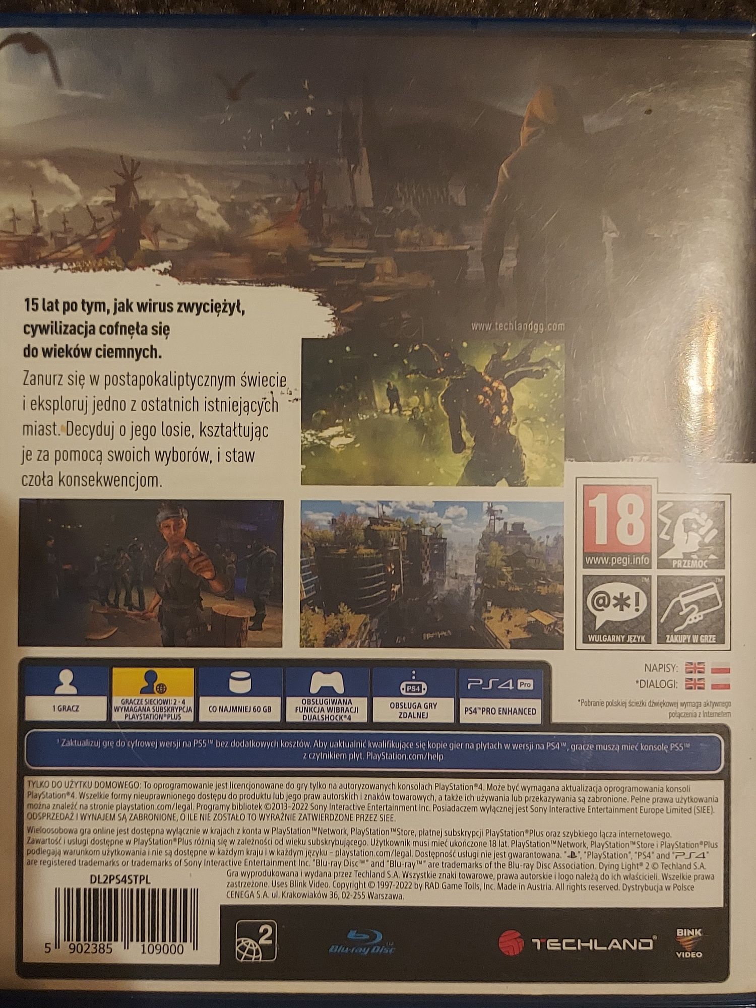 Dying light 2 ps4/ps5