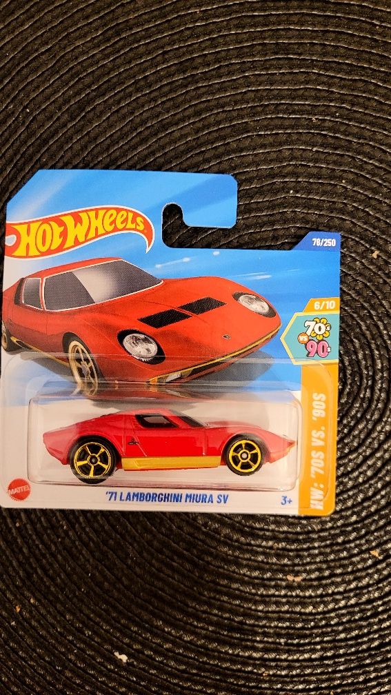 Hot wheels hotwheels lamborghini miura sv 71