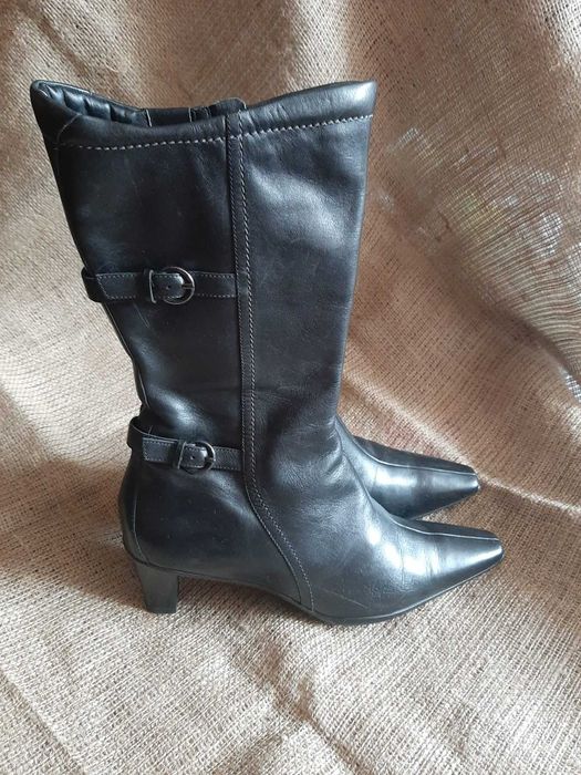 Сапоги, ботинки, полусапожки Ecco, 41 размер, натур кожа