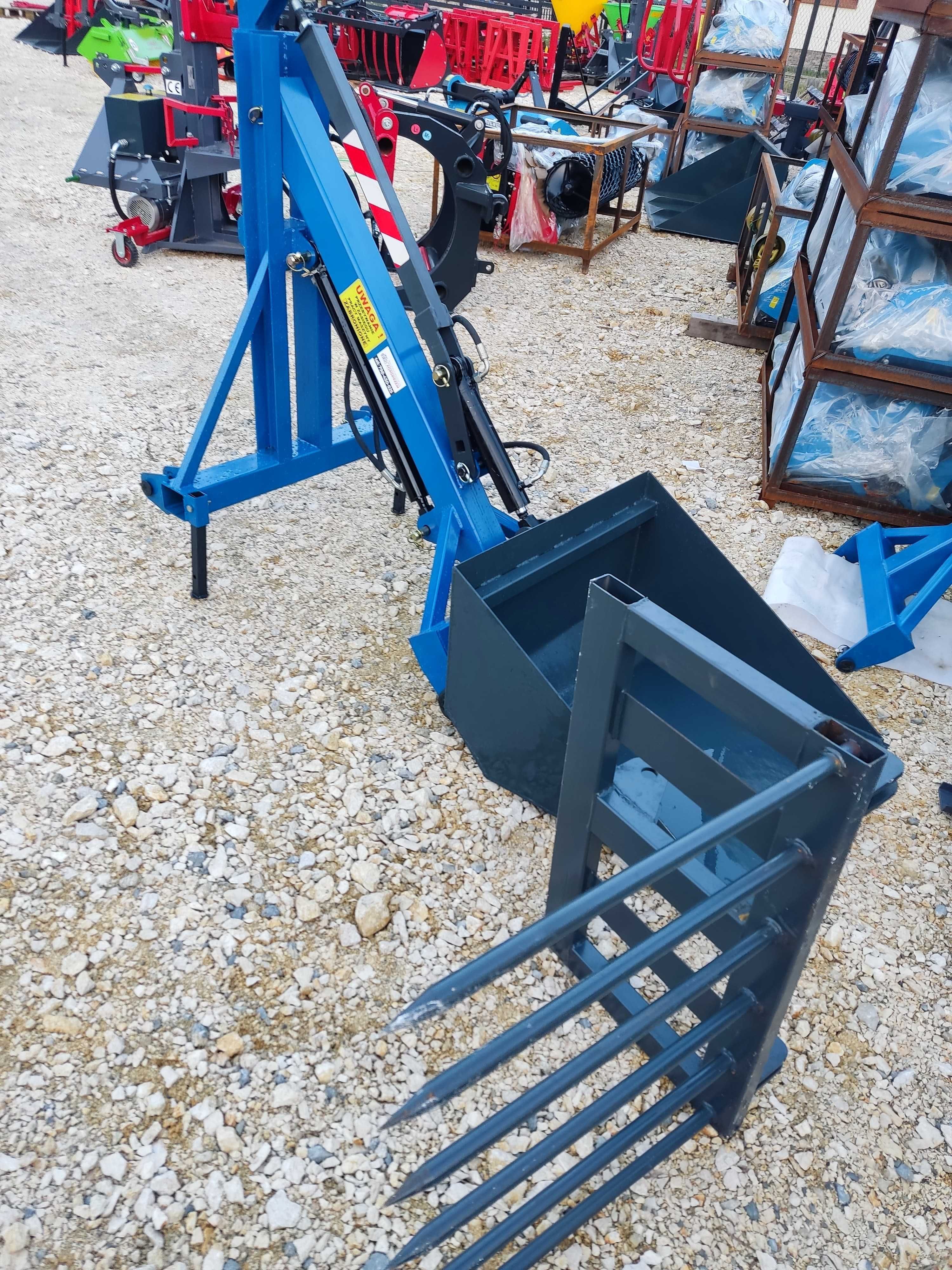 Ładowacz na tył ciągnika hydrauliczna łyżka tur na tuz nowy do piasku