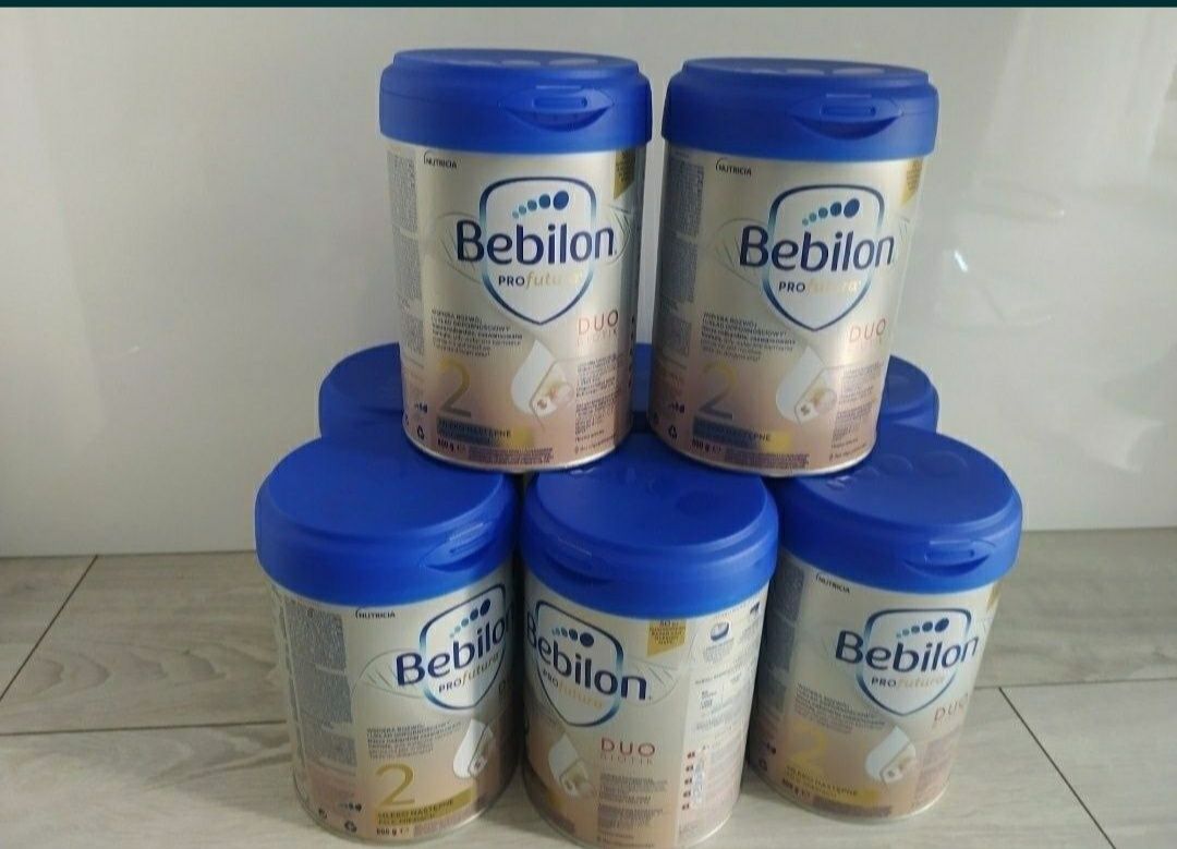8sztuk Puszki po mleku 800g + miarka