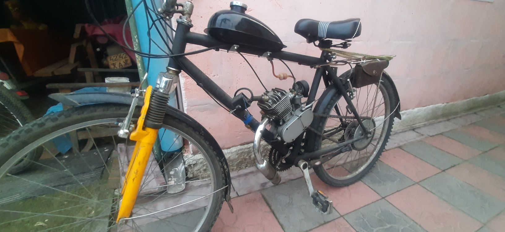 Мотовелосипед на базі горного велосипеда