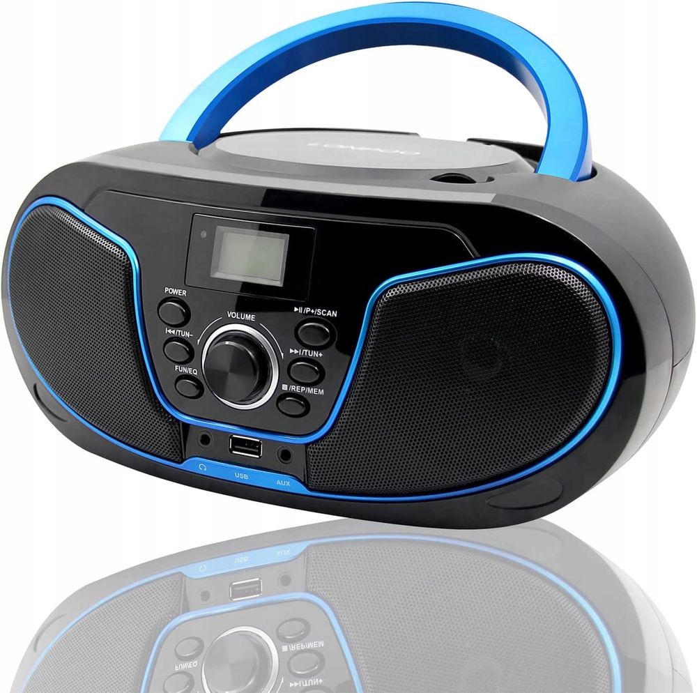 CD-плеєр Boombox LONPOO LP-D02 USB AUX, Bluetooth, FM-радіо