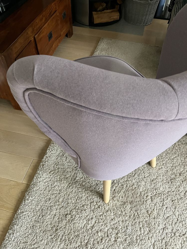 Ikea Gubbo fotel liliowy