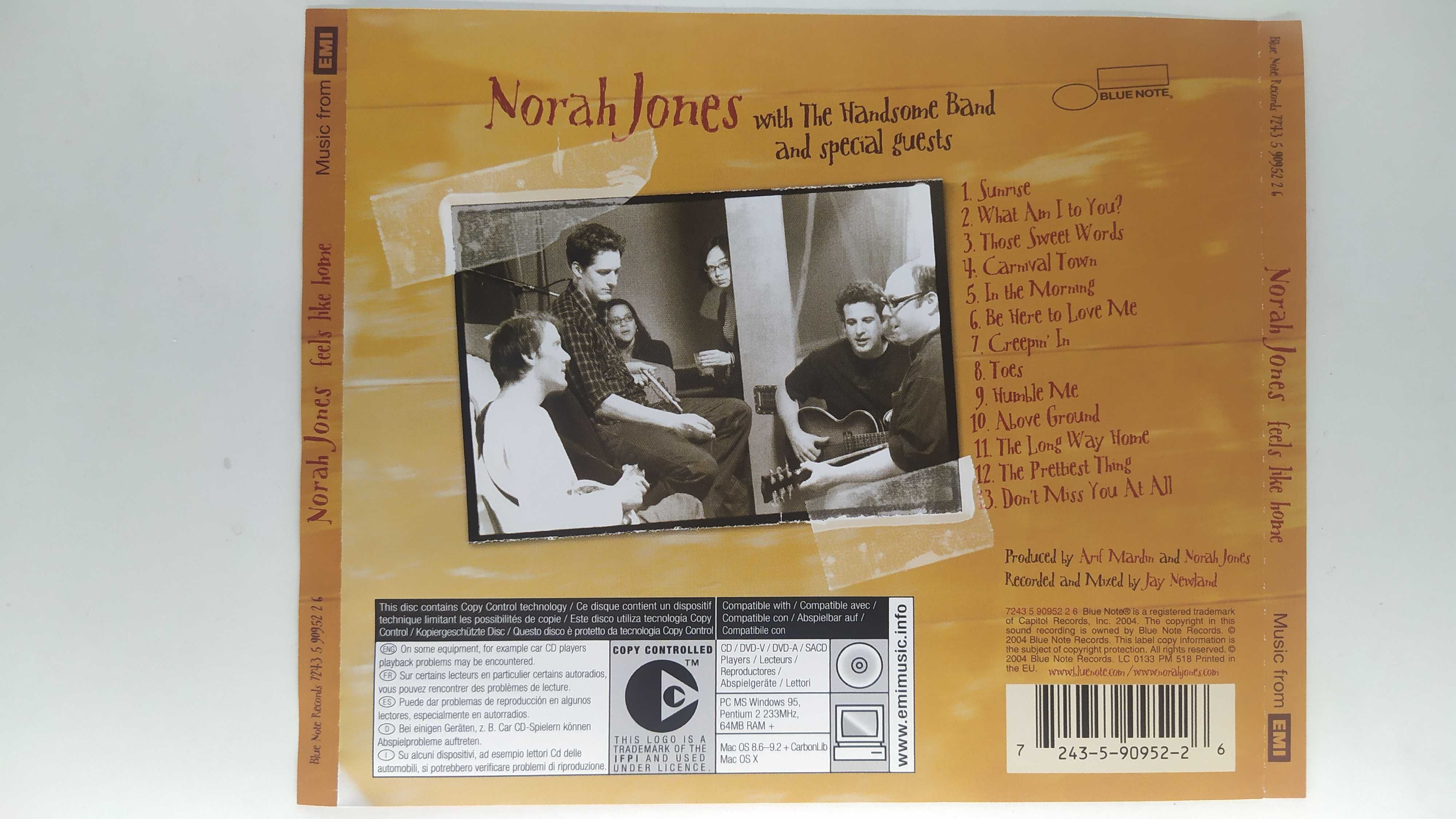 Norah Jones feels like home CD