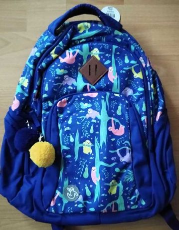 Plecak szkolny z limitowanej kolekcji Empik leniwiec