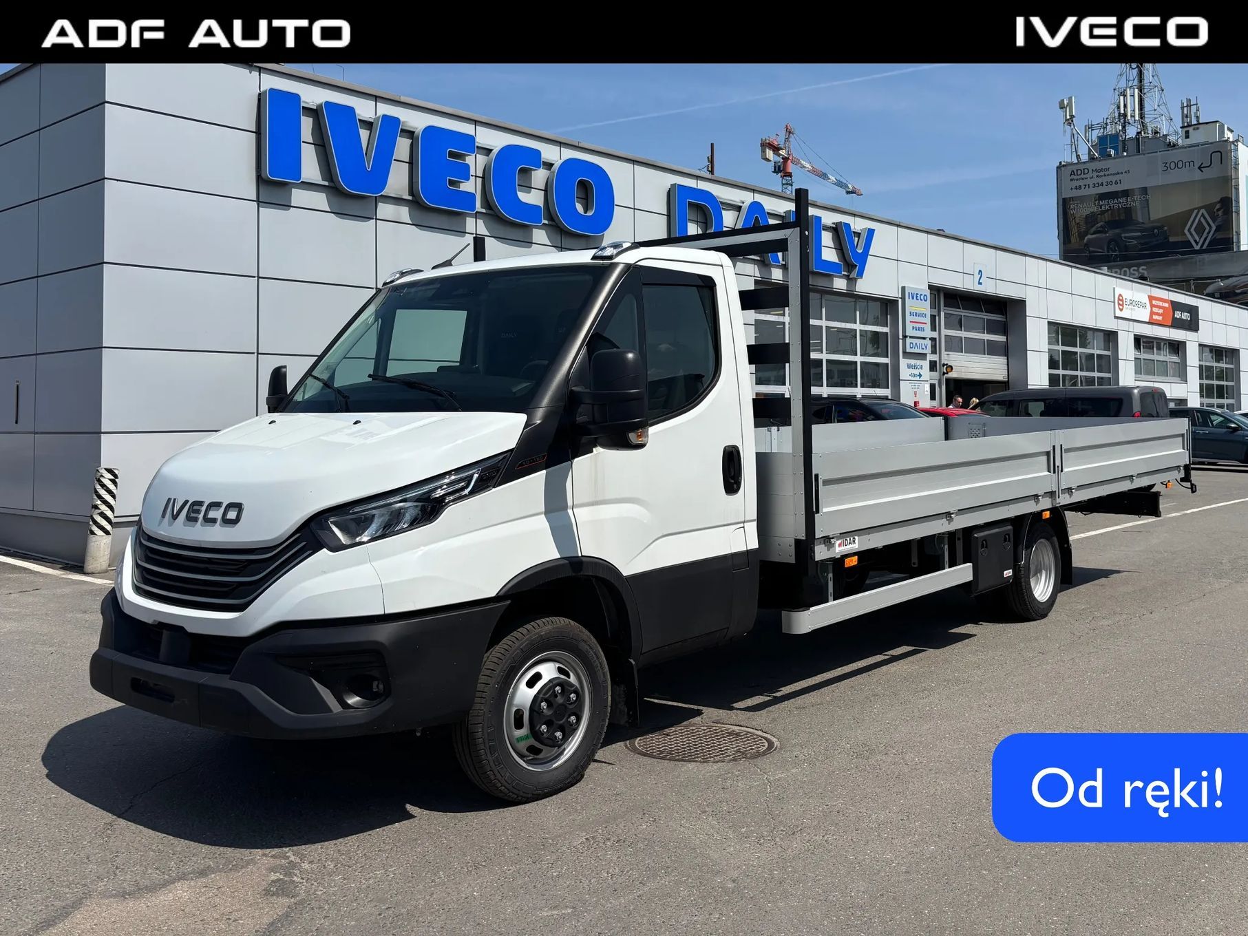 Iveco Daily 50C18HZ DMC 3,5t SKRZYNIA OTWARTA  Od ręki Koła bliźniacze skrzynia 6100mm