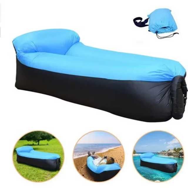 Lazy bag sofa materac na powietrze dmuchany fotel łóżko na plażę xxl