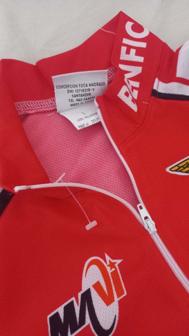 Camisola Benfica S/M de ciclismo NOVA