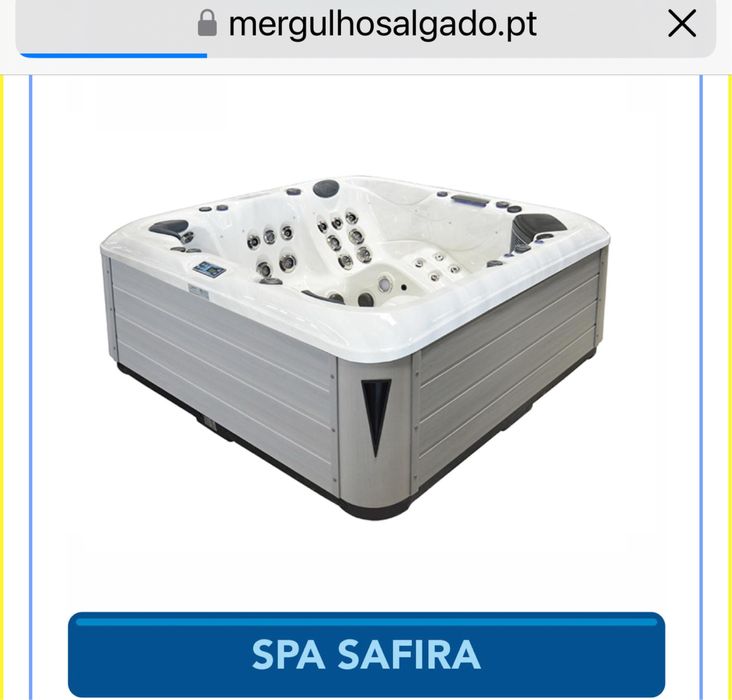 Spa Jacuzi Safira 2.30x2.30 7.530,00€ mergulho salgado piscinas e spas