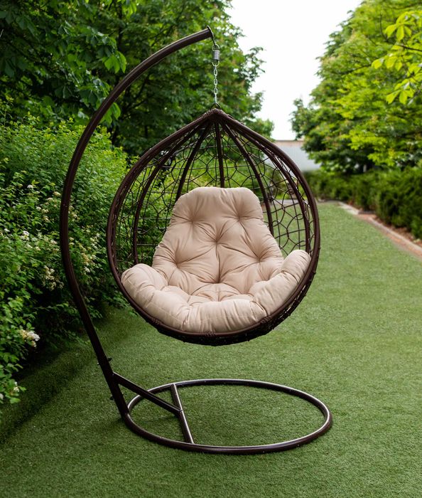 Качественное подвесное кресло кокон. Садовый гамак качеля KRESLOROTANG