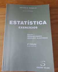 Livro Estatística Exercícios António Robalo
