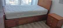 Quarto de solteiro pinho mel