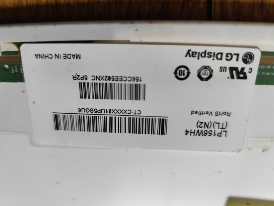 Matryca LED TN błyszcząca 15,6 " 1366 x 768 LG LP156WH4(TL)(N2)