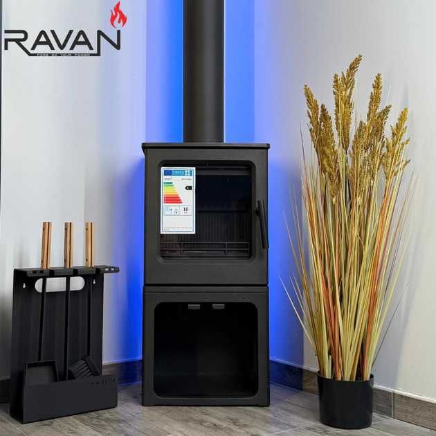 Чавунна піч камін Ravan Magic 10 кВт в наявності