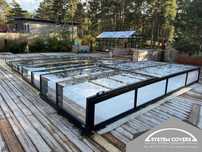 Zadaszenie basenowe, basenu, 370 x 1053 x 65 cm - System Covers