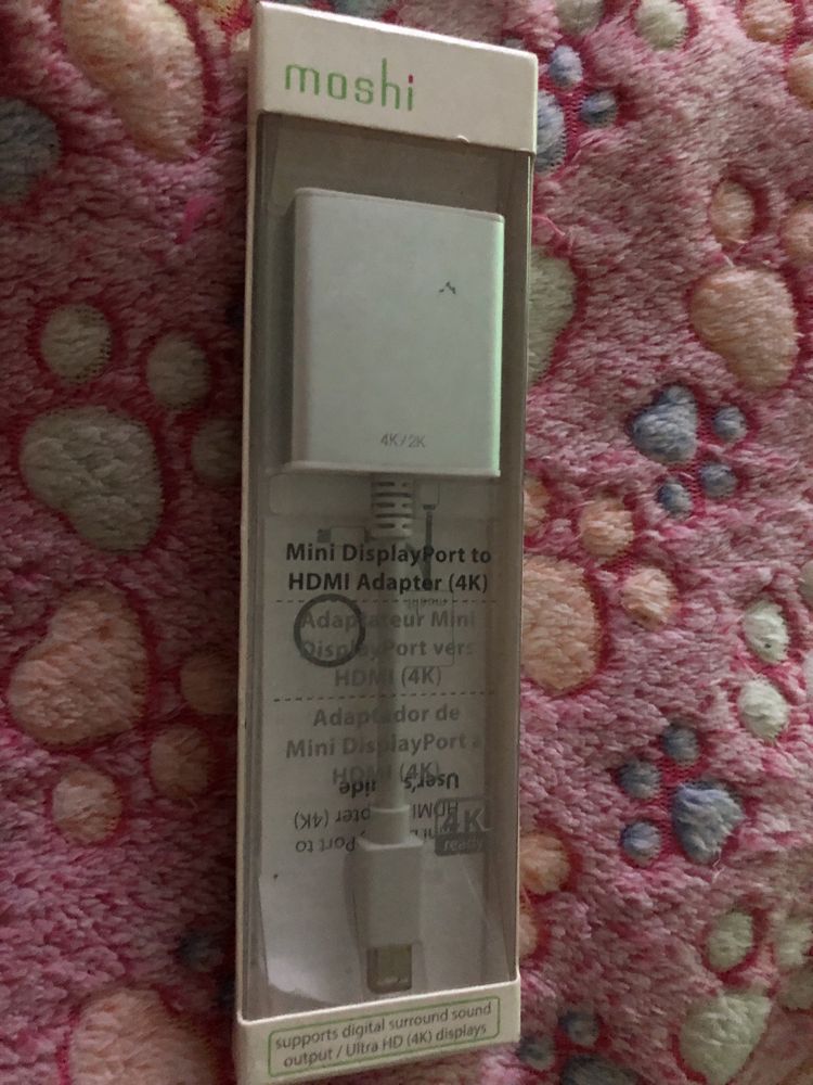 Переходник Moshi Mini Display Port to HDMI Adapter (4K) Silver