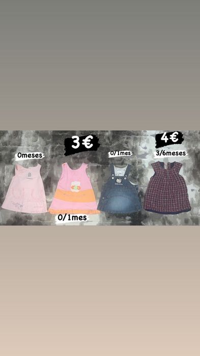 Roupas bebe menina 0/1 3/6 meses